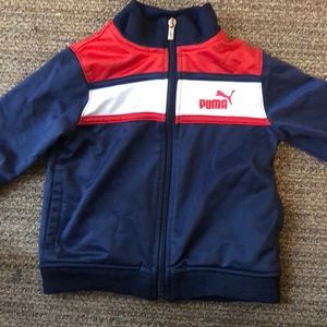 Puma toddler navy blue jacket